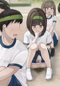 Page 50 of #Hitomae de Oshikko |＃羞耻的人前小便 - preview thumbnail