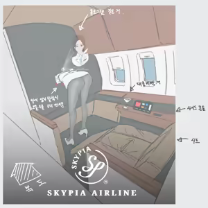 Page 5 of Female Stewardess - preview thumbnail