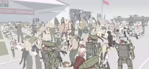 Griffin defeated by the regular army — hentai manga cover on Fhentai