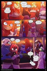 Page 18 of Sonic Boom: Echidna Nights - preview thumbnail