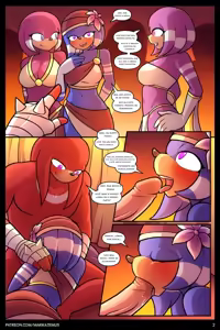 Page 2 of Sonic Boom: Echidna Nights - preview thumbnail