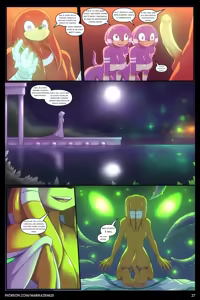 Page 27 of Sonic Boom: Echidna Nights - preview thumbnail