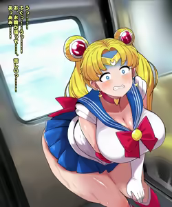 Page 12 of セーラームー●電車便意我慢 - preview thumbnail