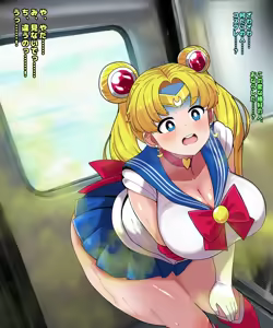 Page 16 of セーラームー●電車便意我慢 - preview thumbnail