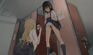 Page 11 of 2022-05-06-【1000円プラン】トイレでおしっこ我慢プレイ＋オマケ・おまけ漫画1p＋洋式トイレでクンニされる黒髪ちゃん - preview thumbnail