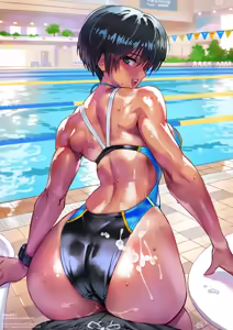 Page 15 of プールで監視員と - preview thumbnail