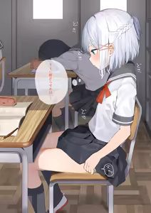 Page 4 of 2022-07-20-【1000円プラン】授業中にオ○ニーする女の子・500円プランの差分＋おまけ - preview thumbnail