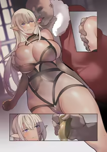 Page 43 of Reizoku Joou - Dosukebe Body no Dark Elf Joou ga Akutoku Kizoku ni Kanzen Seifuku Sareru made - preview thumbnail