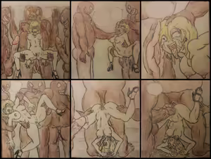 Page 121 of Forbidden Hornet Guro Art - preview thumbnail