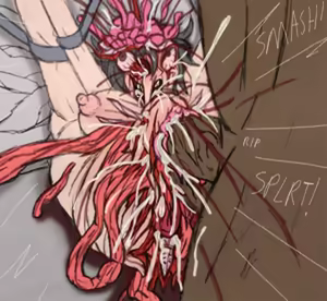 Page 16 of Forbidden Hornet Guro Art - preview thumbnail
