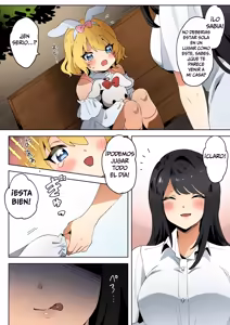 Page 3 of skeb Yuri Ecchi Manga | La Loli Fugitiva y la Onee-san Futanari (decensored) - preview thumbnail