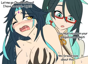 Page 105 of Genshin TSF Diary - preview thumbnail