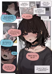 Page 2 of The Eyes of the Unreadable Girl is Dyed in Black - preview thumbnail