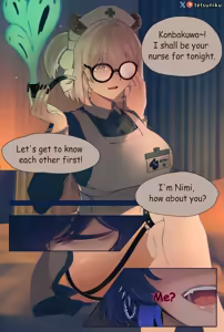 Nimi Nightmare's Session with Kronii+ Extras — hentai manga cover on Fhentai