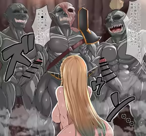 Page 8 of The strongest busty elf is repeatedly violated by a powerful orc in "The Fall of the God of War" - incomplete - preview thumbnail