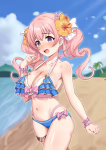 Page 18 of Dekachin Misetsukerareta Tsumugi ga Assari Nanpa Otoko ni Hikkakatte Beach de Kossori Aokan ni Isoshinjau Hanashi - preview thumbnail