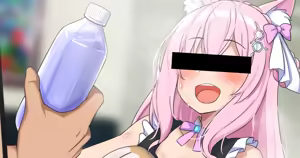 Staff ni Biyakuiri Drink o Watasare, Hatsujou Manko ni Tanetsuke Press — hentai manga cover on Fhentai