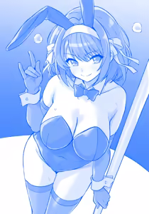 Page 8 of 爆乳バニーガールハルヒさん - preview thumbnail