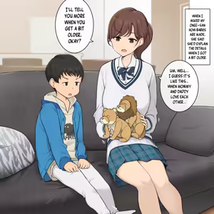 Kozukuri no Shikata o Dankai-teki ni Oshiete Kureru Onee-san | An Onee-san Who Teaches Me Step by Step How to Make a Baby — hentai manga cover on Fhentai