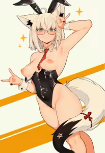 Page 10 of Shirakami/Kurokami Fubuki HQ+Naughty - preview thumbnail