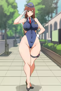 Page 4 of 婦警琴葉交通安全ポスター - preview thumbnail