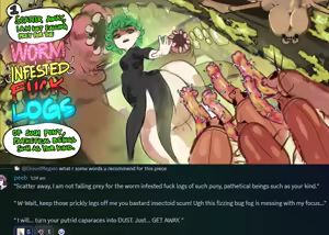 Tatsumaki's Wonderful Worm Wadventure - hentai manga cover image
