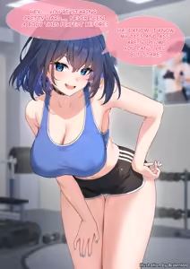 Page 17 of Kronii in the Gym - preview thumbnail