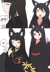 Page 3 of kuro kitsune x kuro kitsune  vore - preview thumbnail