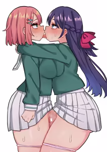 Page 2 of Seiso Junai Yuri Couple ni Chinpo Haete Owaru Hanashi | A Story About The Most Pure And Innocent Lesbian Schoolgirl Couple Growing A Dick - preview thumbnail