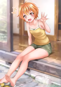 Page 3 of バンドリ 北沢はぐみ 夏イラスト - preview thumbnail
