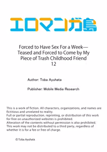Page 270 of Netorare SEX wa 1-Shuukan - Kuzu Osananajimi ni Ijimerarete, Ikasarete... 3-12 | Forced to Have Sex For a Week- Teased and Forced to Come by My Piece of Trash Childhood Friend 3-12 - preview thumbnail