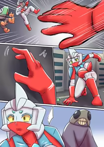 Page 7 of Tokusatsu Heroine Series - Rusty Comet Ch. 6  ontex - preview thumbnail