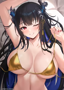 Nerissa Golden Bikini - hentai manga cover image