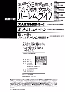 Page 203 of Mujintou de, SEX ni Kyoumi Shinshin na Dosukebe Inkya Joshi-tachi to Harem Life (decensored) - preview thumbnail