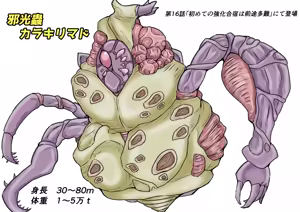 Page 15 of Kyodai Hiroin Haiboku Kaijuu & Iseijin Zukan 2 - preview thumbnail