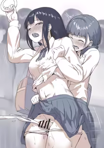 Page 4 of Manin Densha de Gaman Dekinai Futanari-chan - preview thumbnail