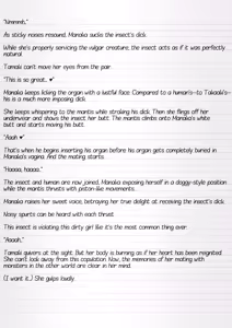 Page 6 of Misuke's Short Stories 26 - Mantis NTR 2 - preview thumbnail