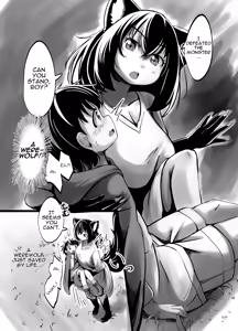 Page 4 of Kowai Jinrou Onee-san no Uchi Ni Tsurekomarete Kyousei Koubi Saserareta Ohanashi - A story of a werewolf woman who took me into her house and forced me to mate with her - preview thumbnail
