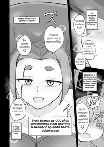 Page 10 of "Dousotsu Shiken" de Deshi kara Seishi o Shiboritoru Deshi Love de Kachichi Majo Shishou 1000-sai | El Amado Aprendiz ♂ de la Tetona Bruja Milenaria￪ es Exprimido por su Maestra en su ''Exámen de Graduación'' - preview thumbnail