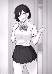 Page 5 of 帰省していて数日会えなかったいたずら好きな彼女が突然制服姿に着替えてからの   一時間後① - preview thumbnail