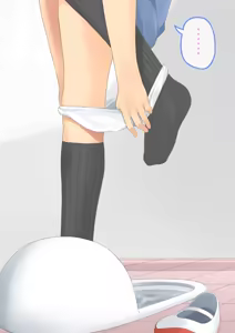 Page 8 of Amane-chan Toire - preview thumbnail