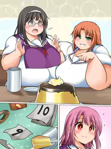 Page 5 of School Girls Weight Gain | 여고생 전학 비만화 만화 - preview thumbnail