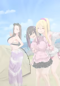 Page 161 of Gal Camp v ~Yarisaa no Bijo 3-nin to Ero Mokuteki de Umi e Iku Hanashi~ - preview thumbnail