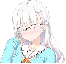 Page 154 of Aikotoba -Silver Snow Sister- (Character set) face up blush - preview thumbnail