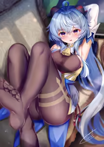Page 3 of Ganyu Feet Gallery - preview thumbnail