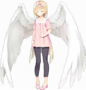 Page 166 of Tenshi☆Souzou RE-BOOT! (Character set) Shirayuki Noa wings blush - preview thumbnail