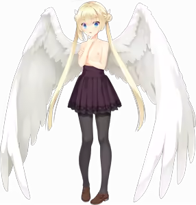 Page 875 of Tenshi☆Souzou RE-BOOT! (Character set) Shirayuki Noa wings blush - preview thumbnail