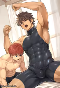 Page 2 of リオと朝勃起タイガ - preview thumbnail