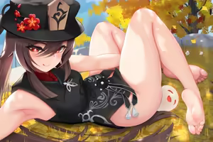 Page 49 of Hu Tao Feet Gallery - preview thumbnail