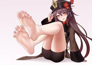 Page 74 of Hu Tao Feet Gallery - preview thumbnail